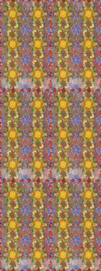 Kusursuz desen. Organik motif arka planı. Ultraviyole kumaş deseni. Raster illüstrasyonu.