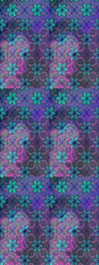 Mor renkli çiçekler. Küçük çiçekte sevimli çiçek deseni var..