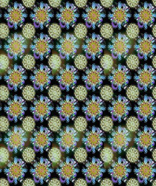 Tribal art boho print, vintage flower background. Background texture, wallpaper, floral theme in black and neutral colors. Abstract ethnic raster seamless pattern.