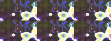 Botanik çizim kalıbı. Suluboya etkisi. Raster deseni. Organik elementler.