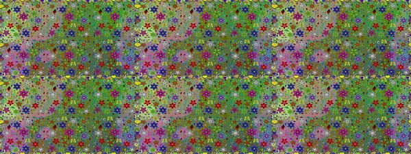 Çiçek. Yeşil ve nötr renklerde. Raster illüstrasyonu. Kusursuz dekoratif arka plan, çiçek mandala.