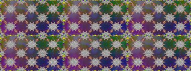 Raster illüstrasyonu. Gri renkli çiçekler. Kusursuz. Şirin çiçek elementleri..