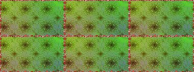 Yumuşak, yeşil ve nötr renklerde bahar çiçekleri. Yaprak ve çiçeklerin suluboya resimleri, yeşil ve nötr renklerde kusursuz desenler. Raster illüstrasyonu.