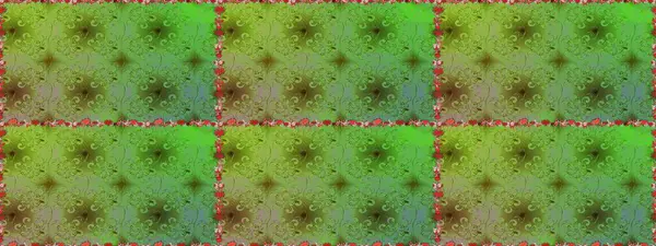 Yumuşak, yeşil ve nötr renklerde bahar çiçekleri. Yaprak ve çiçeklerin suluboya resimleri, yeşil ve nötr renklerde kusursuz desenler. Raster illüstrasyonu.