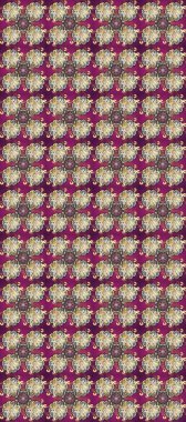 Raster illustration. Floral classic texture. Design vintage for card, wallpaper, wrapping, textile. Gold template. Royal retro on purple, gray and beige colors. Seamless pattern golden elements.