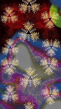 Bahar mevsimi. Raster güzel bir çiçek deseni çizmiş. Nazik romantik baskı. Tatil havası..