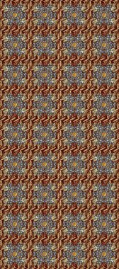 Golden pattern on brown, gray and beige colors with golden elements. Raster golden textile print. Floral tiles. Seamless pattern oriental ornament. Islamic design.
