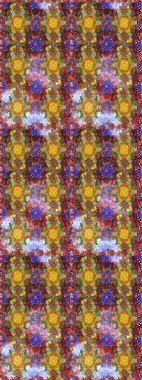 Kahverengi renkli çiçekler. Renkli Bahar Teması eskiz kalıbı. Düz Çiçek Elementleri Tasarımı. Güzel çiçek deseni..