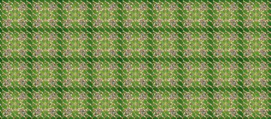 Damask background. Golden floral seamless pattern. Gold floral ornament in baroque style. Golden element on a green, brown and beige colors.