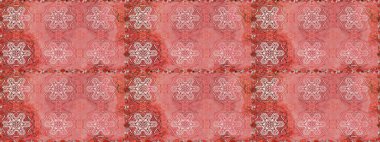 Raster illüstrasyonu. Kusursuz çiçek deseni duvar kâğıdı olarak kullanılabilir. Pembe renkte çiçekler.