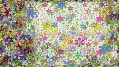 Tarafsız ve gri renklerde çiçekler. Hediye ambalaj kağıdı, tebrik kartları, posterler ve pankart tasarımı. Raster düz çiçekleri pürüzsüz desen.