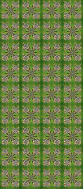 Seamless element woodcarving. Luxury furniture. Pattern on brown, green and gray colors with golden elements. Small of field. Brown, green and gray backdrop with gold trim. Furniture in classic style.