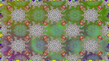 Nazik romantik baskı. Raster dikişsiz şirin çiçek deseni. Tatil havası. Bahar mevsimi.