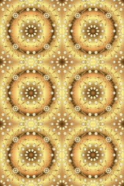 Decoration cover invitation for holiday. Colored mandala. Raster pattern. Brilliant ornament background for designs. Abstract luxury ornate bright texture.