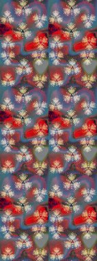 Nazik romantik baskı. Tatil havası. Bahar mevsimi. Raster güzel bir çiçek deseni çiziyor..