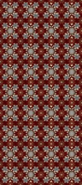 Paisleys zarif çiçek desenli arkaplan duvar kâğıdı çizimi. Güzel, modaya uygun, modern, üç boyutlu sanat eseri, altın ve kahverengi, gri ve kırmızı desenli çiçek yaprakları ve süslemeleri var..