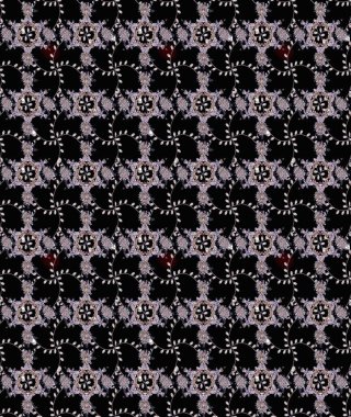 Eskiz geçmişi. Tomurcukları papatya çiçekleri olan sevimli bir çiçek deseni. Raster illüstrasyonu. Kumaş, tekstil, duvar kağıdı baskısı için. Miles Fleur, süslü püslü bir süs. Antika retro tarzı.