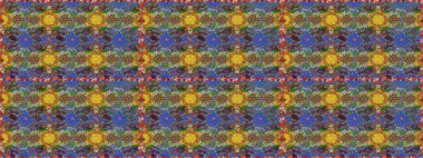 Küçük çiçekteki sevimli çiçek deseni. Güzel karalama çiçekleri olan kusursuz çiçek desenleri. Güzel kumaş deseni. Raster illüstrasyonu.