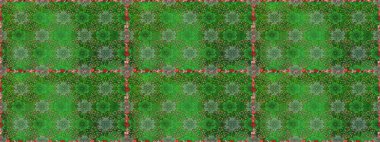 Çiçekli ipek eşarp. El çizimi çiçek unsurları olan soyut, dikişsiz raster deseni. 1950-1960 motifleri. Retro tekstil tasarım koleksiyonu. Yeşil ve nötr yeşil ve nötr.