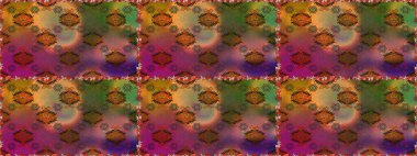 Eski moda arka plan. Şablon, pürüzsüz, çiçekli kenar. Kıvırcık, parlak örgü. Güzel, parlak, pürüzsüz kumaş, tuval. Çiçek çelengi. Raster illüstrasyonu.