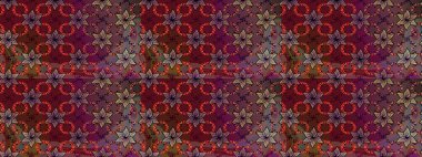 Çiçek desenli eskiz. Kahverengi ve mor renkli çiçekler. Tişört baskısı için çiçek boyama rasteriName.