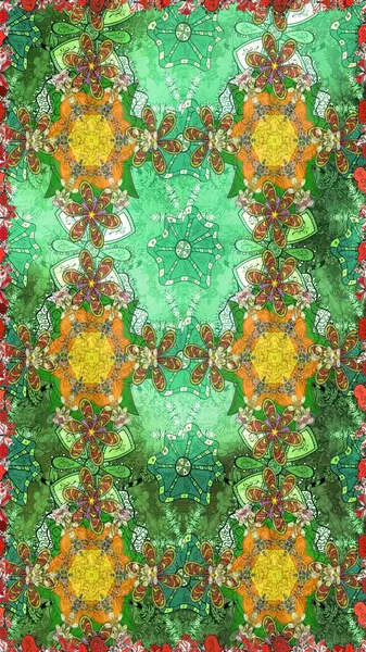 Yumuşak fayans. Yumuşak pamuk tasarımı. Sarma, tekstil ve duvar kâğıdı için kusursuz çiçek arkaplanı. Raster 'ın taze dokusu. Klasik çiçek deseni.