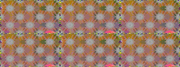 Kahverengi kıvırcık çiçekler kahverengi renklerde şekillenir. Raster illüstrasyonu. Klasik çiçek tasarım elementleri.