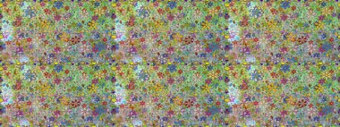 Raster deseni. Çiçekler, suluboya ile dikişsiz çiçek deseni. Küçük çiçek Güzel Çiçek desen.