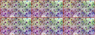 Renkli Bahar Temalı Kusursuz Arkaplan. Tarafsız renklerde çiçekler. Düz Çiçek Elementleri Tasarım Raster illüstrasyonu. Çiçeksiz desenli arka plan.