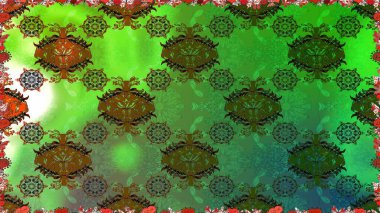 Kızılderili desenli desenli desenli şal deseni. Raster Henna dövme stili. Etnik Mandala süsü. Tekstil, tebrik kartı, boyama kitabı, telefon kılıfı baskısı için kullanılabilir.