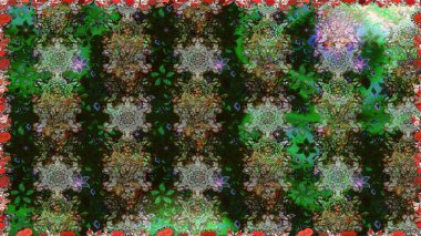 Sorunsuz çiçek deseni kaydırma kağıt, davet, el ilanı, afiş veya Web sitesi Web sitesi arka plan duvar kağıdı için kullanılabilir. Elle çizilmiş Raster resim. Doodle unsurları.