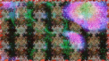 Küçük çiçekli basit, dikişsiz desen. Gri ve kahverengi renkli şirin çiçekler. Raster illüstrasyonu. Moda baskısı, albüm, ambalaj kağıdı, duvar kağıdı için zarif dekoratif süslemeler..