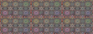 Elle boyanmış suluboya, dikişsiz çiçekler ve bitkiler. Gri renkli çiçekler.