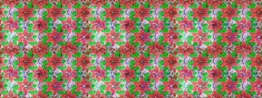 Raster illüstrasyonu. Kusursuz dekoratif arka plan, çiçek mandala. Pembe renklerde. Çiçek..