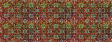 Düz Çiçek Elementleri Tasarımı. Çiçeksel fantezi tasarımı, parlak bir arka planda, kusursuz bir desen. Renkli Bahar Teması Kusursuz Arkaplan.