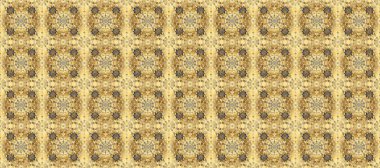 Barok tarzında altın çiçekli süs. Kahverengi, sarı ve bej renklerde altın bir element. Damask arkaplanı. Altın çiçekli, pürüzsüz desen.