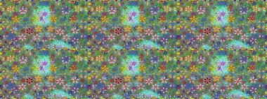 Bahar mevsimi. Raster dikişsiz şirin çiçek deseni. Tatil havası. Nazik romantik baskı.