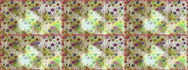 Tatlı suluboya, dikişsiz çiçek deseni. Büyük bir çiçek boyası seti. Kartlar, davetiyeler, tarih kartları ve daha fazlası için kullanılabilir.