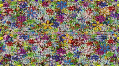 Yumuşak fayans. Sarma, tekstil ve duvar kâğıdı için kusursuz çiçek arkaplanı. Yumuşak pamuk tasarımı. Klasik çiçek desenli. Raster taze dokusu.