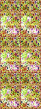 Raster kusursuz. Güzel kumaş deseni. Çiçek deseni. Renkli Bahar Temalı Kusursuz Arkaplan. Düz Çiçek Elementleri Tasarımı.