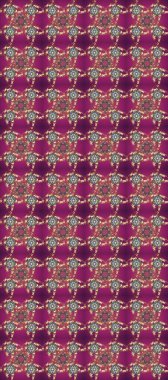 Geleneksel klasik altın sarısı desenli mor, gri ve kahverengi renkler ve altın elementler. Barok tarzında kusursuz bir doğulu süsü..