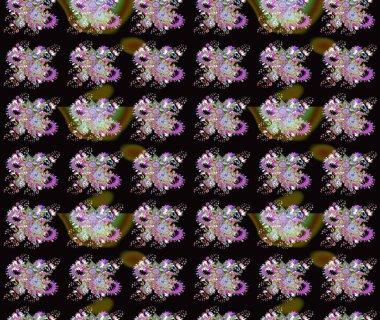 Siyah ve nötr renklerde çiçekler. Raster düz çiçekleri pürüzsüz desen. Tasarım hediye paketi, tebrik kartları, posterler ve afiş tasarımı.