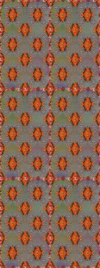 Raster Hip kumaş deseni. Kusursuz Vintage Çiçek Deseni.