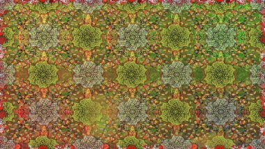 Ethnic Mandala ornament. Can be used for textile, greeting card, coloring book, phone case print. Indian floral paisley medallion pattern. Raster Henna tattoo style.