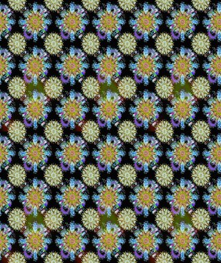 Düz Çiçek Elementleri Tasarımı. Siyah ve nötr renklerde çiçekler. Kusursuz Renksiz Bahar Temalı Kusursuz Arkaplan. Sevimli çiçek raster deseni.