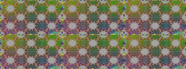 Çiçekli ipek eşarp. Retro tekstil tasarım koleksiyonu. El çizimi çiçek unsurları olan soyut, dikişsiz raster deseni. Gri ve kahverengi üzerine gri ve kahverengi. 1950 'ler-1960' lar motifleri.