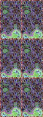 Hediye ambalaj kağıdı, tebrik kartları, posterler ve pankart tasarımı. Raster düz çiçekleri pürüzsüz desen. Mor renkte çiçekler.