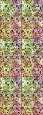 Birçok nötr ve bej soyut çiçekli tropik, pürüzsüz desen. Küçük çiçekteki sevimli çiçek deseni. Varicoloneutral ve bej raster pürüzsüz illüstrasyon.