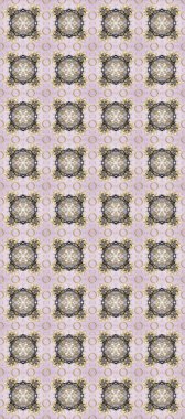 Kusursuz kraliyet lüksü, altın barok kumaş rengi. Altın antika ortaçağ dekoratifi, yapraklar ve altın desenli süslemelerle renksiz, gri ve bej renkler..