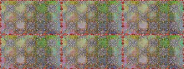 Raster illüstrasyonunda kusursuz çiçek deseni. Gri renkli çiçekler.